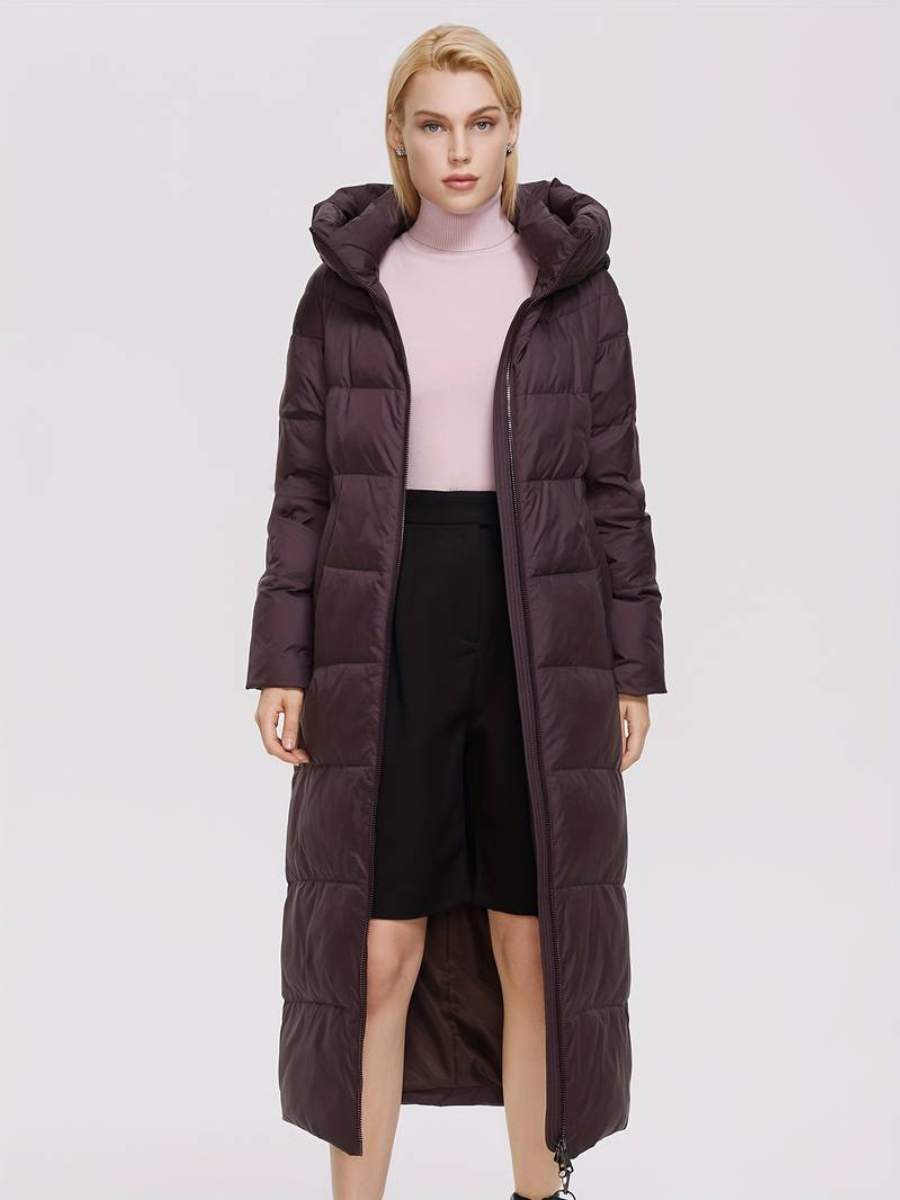 lange Jacke mit Reißverschluss