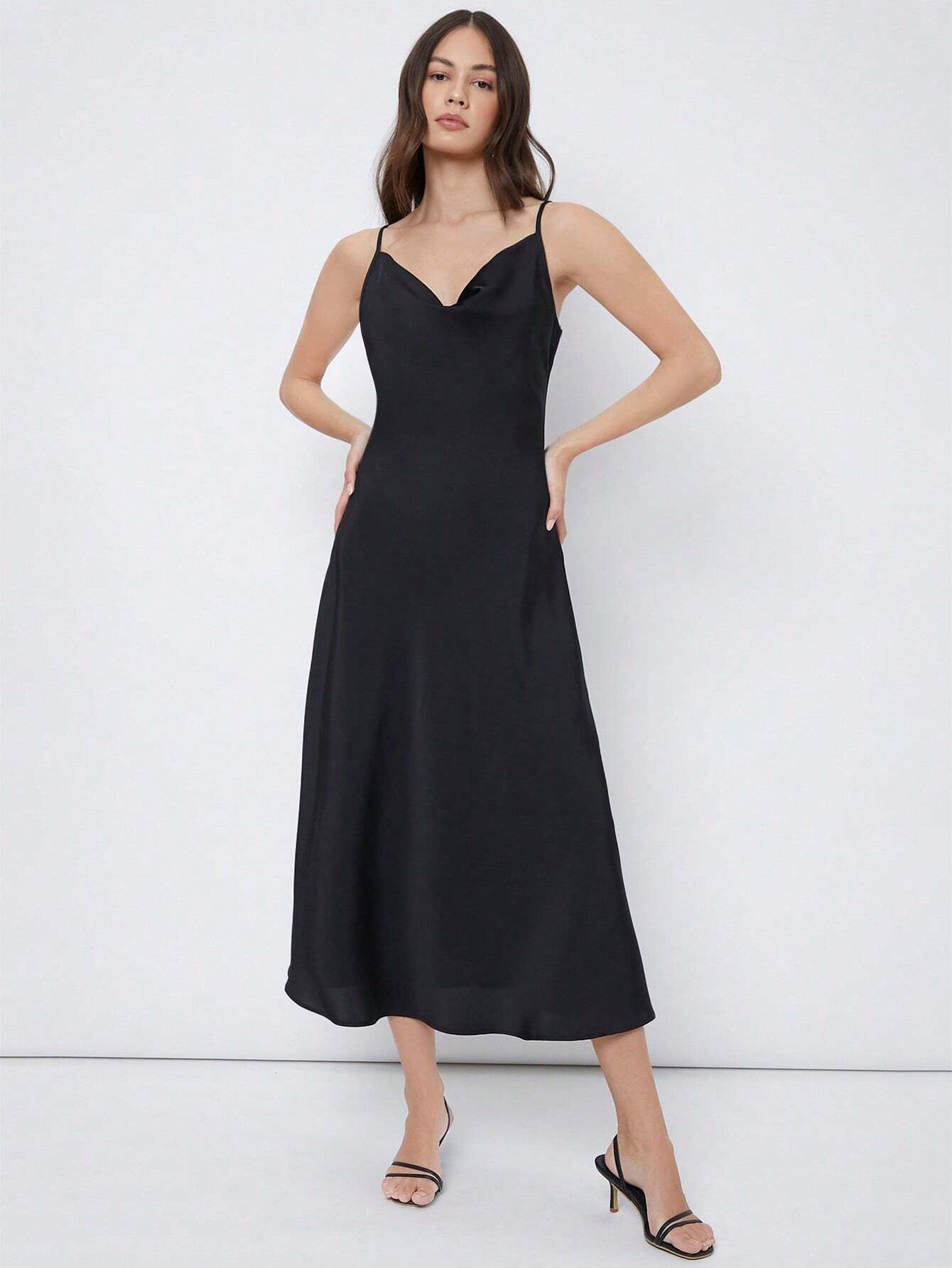 Maxikleid aus Satin