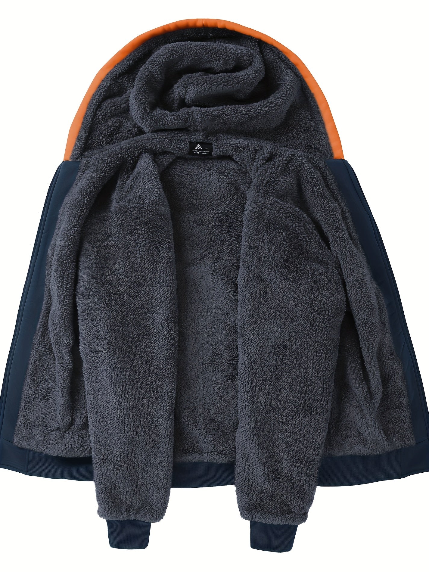 Vielseitiger Kapuzenpullover mit Fell für Herren