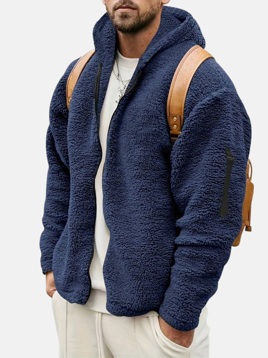 Flauschiger Kapuzenpullover