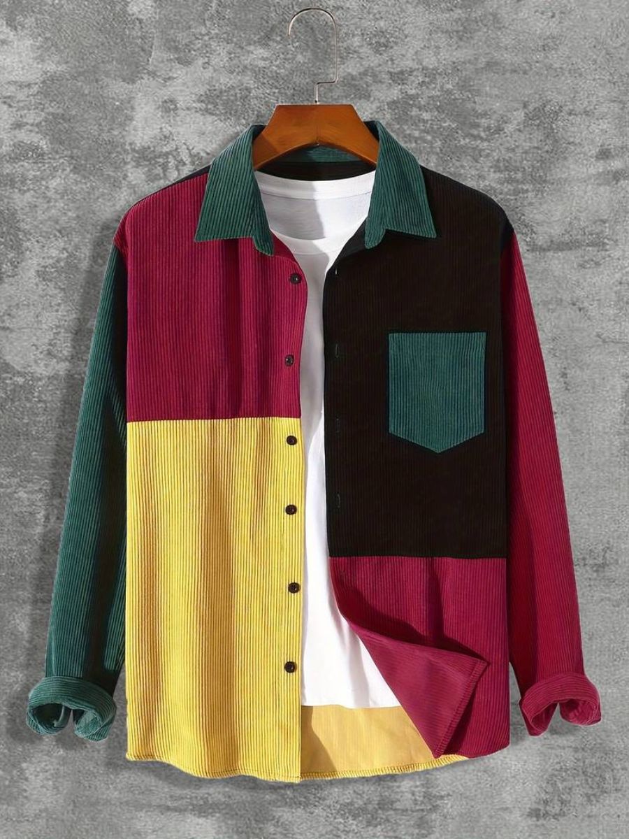 Mehrfarbige Jacke