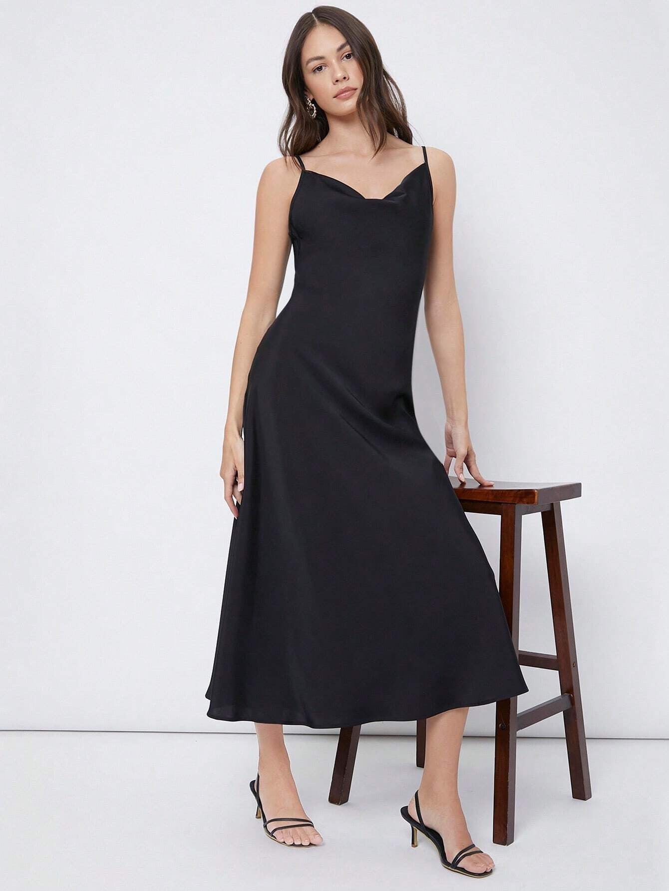 Maxikleid aus Satin