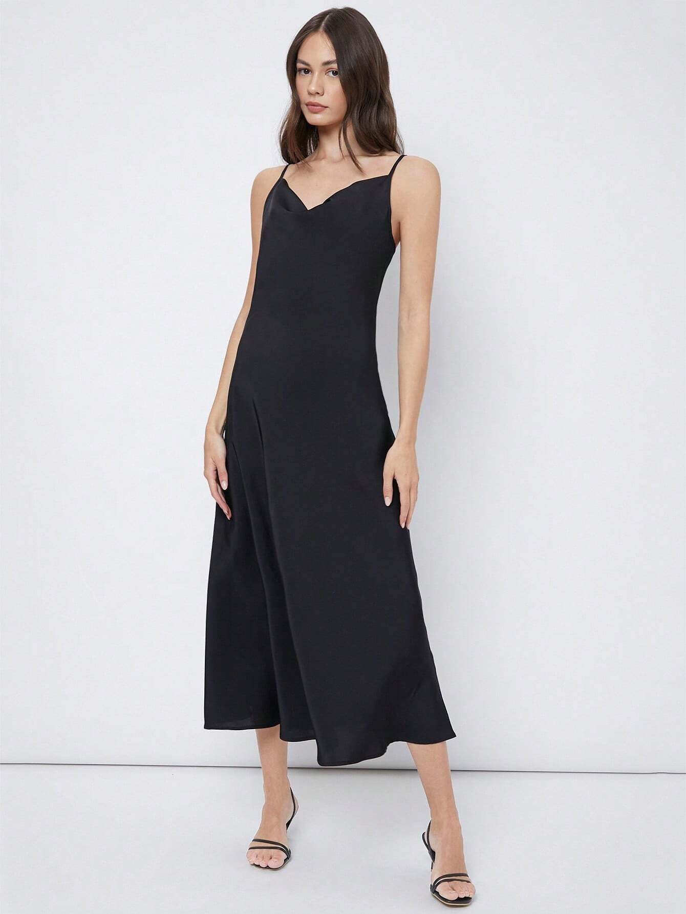 Maxikleid aus Satin