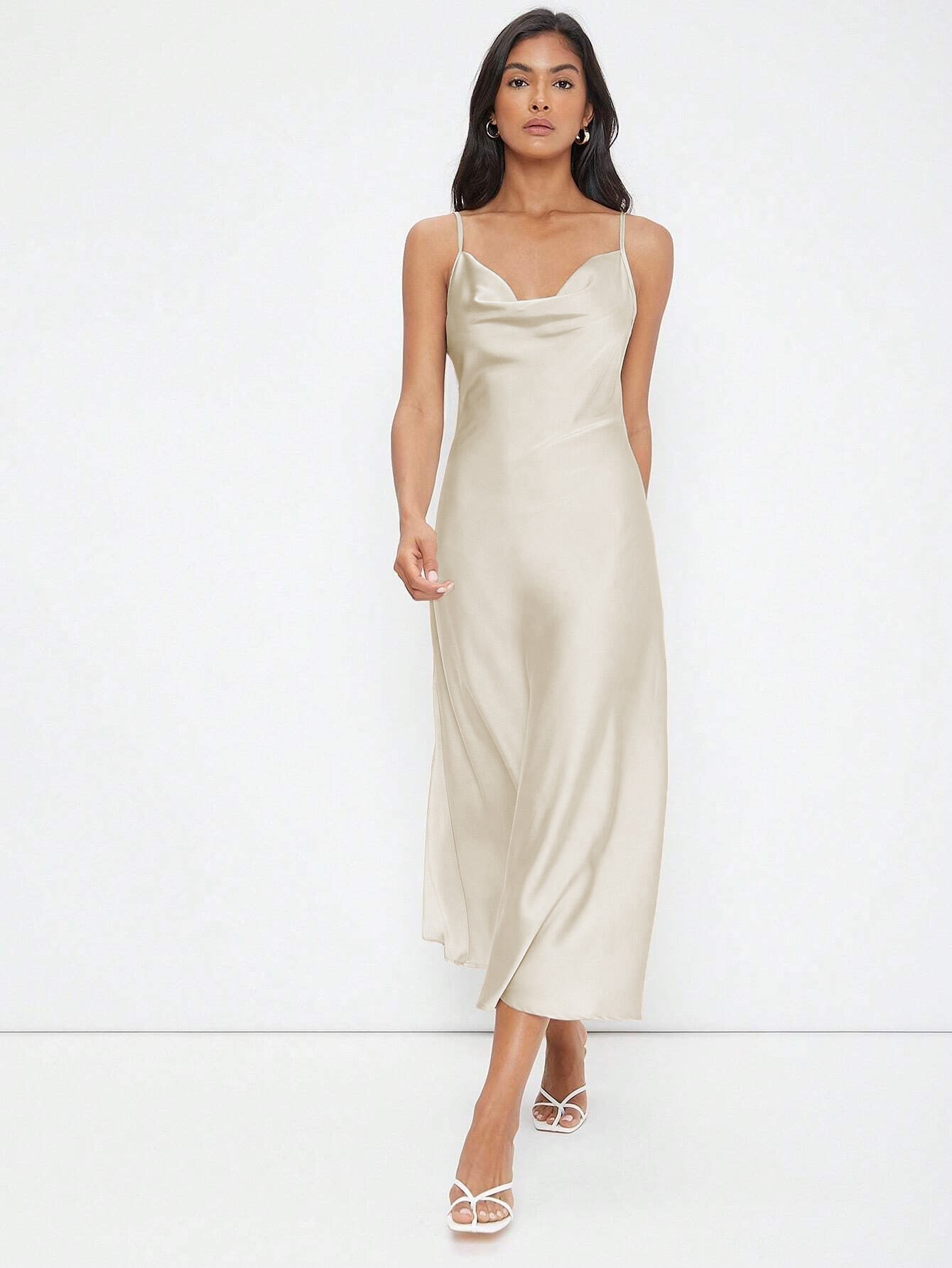 Maxikleid aus Satin