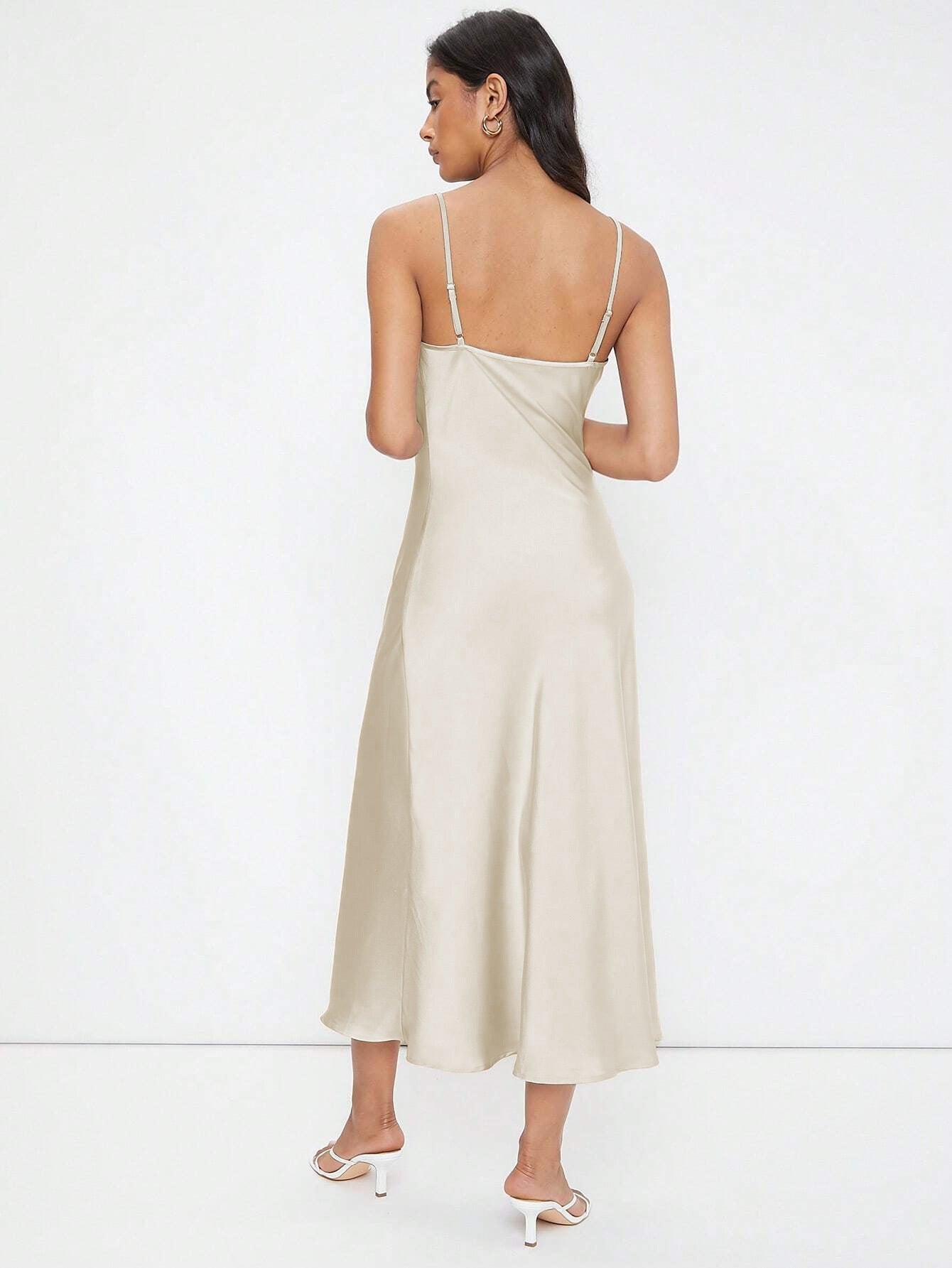 Maxikleid aus Satin
