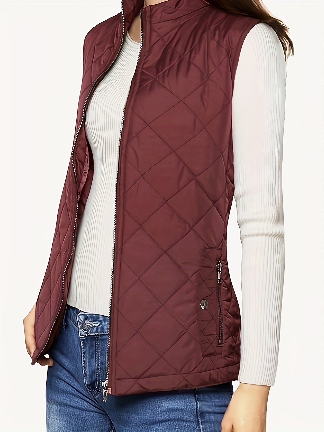 Ärmellose Weste Mit Argyle Muster